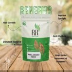 R R AGRO FOODS 100% Natural Taramira Seeds 500 GM | Tarameera Seed | Eruca Sativa | Sarishapa | Rocket Seeds | Pack of 1 - Fast UK Delivery - Image 5