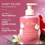 mCaffeine Sweet Escape Perfume Body Lotion | Niacinamide, Cocoa Butter & Shea Butter For Deep Moisturization | Lightweight, Non-Sticky | Fruity-Floral Fragrance | Body Lotion For Dry Skin - 300ml - Fast UK Delivery - Image 6