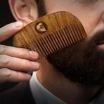 Beardo Compact Wooden Comb | Style your beard hassle-free | Pocket-size Elegant Comb for hair & Beard styling | Light Weight For Healthy & Stylish Beard - Fast UK Delivery - Image 3