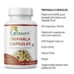 Grenera Triphala Capsules 90 nos | Improve Digestion, Immunity | Healthy Gut, Relieves Constipation | Made with Amalaki, Bibhitaki and Haritaki Fruit - Fast UK Delivery - Image 5