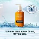 Neutrogena Oil Free Acne Wash | Deep Cleansing Face Wash with Salicylic Acid | Hydrating, Alcohol Free, Non Comedogenic & Dermatologically Tested | For Oily Acne Prone Skin | 175ml (Pack of 2) - Fast UK Delivery - Image 4