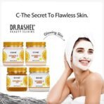 DR.RASHEL VITAMIN C PACK OF 4 (SCRUB, GEL, CREAM & FACEPACK) - Fast UK Delivery - Image 3