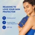 NIVEA Men & Women Sun Protect And Moisture 75Ml Spf 30 Advanced Sunscreen For Instant Protection For Normal Skin| Pa++ UVA - UVB Protection System| Water Resistant| Pack Of 1 - Fast UK Delivery - Image 6