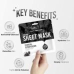 Hilary Rhoda Facial Sheet Mask | Hydrate, Detox, Brighten & Exfoliate | 4 Unique Masks for All Skin Needs | Suitable For All Skin Types | 20 Gm X 4U | Pack of 4 - Fast UK Delivery - Image 7