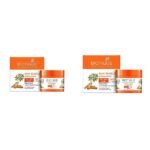 Biotique Bio Sandalwood Sunscreen Ultra Soothing Face Lotion, SPF 50+, 50ml and Biotique Bio Sandalwood Face & Body Sun Cream Spf 50 Uva/Uvb Sunscreen For All Skin Types In The Sun - Fast UK Delivery