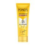 POND's Sun Miracle Spf 35 Pa+++ Light Sunscreen For All Skin-Protect & Bright, With Niacinamide, Prevent & Fade Dark Patches, Lightweight, No White Cast 50G,1 Count - Fast UK Delivery