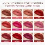 Just Herbs Ultra Matte Bullet Lipstick Nourishing Non Drying and Long Stay Lipsticks for Women 4 g (Dreamy Rose) - Fast UK Delivery - Image 5