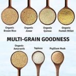 Jus' Amazin Certified Gluten Free Atta (1kg) | Makes Fluffy & Soft Chapatis | Multigrain (Millets, Quinoa, Amaranth) | Certified Gluten Free (Lab Tested) | Multipurpose (Chapati, Poori, Paratha, Baking) - Fast UK Delivery - Image 7