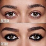 Fashion Colour Gel Kajal and Eyeliner Waterproof With Brush | Kajal and Eyeliner Combo | Smudge free Kajal White Waterproof | Eyeliner & Gel Eyeliner 2 In 1 With Brush | Pigmented Kajal | 6g (White) - Fast UK Delivery - Image 7