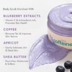 mCaffeine Blueberry Blast Detan & Cleanse Duo for Glowing Skin| Deep Cleanses, Exfoliates, Nourishes| Blueberry Body Wash - 300ml & Bluberry Scrub - 175 g | Fruity Blueberry Aroma for Men & Women - Fast UK Delivery - Image 7