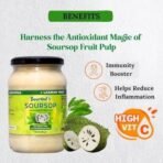 BourNeel's Soursop Fruit Jar 500 gm Pack of 2 | No Preservatives | Graviola Laxman Phal Fruit | High Vitamin C | - Image 5