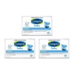 Cetaphil Baby Mild Bar for Face and Body Pack of 3, (75g x 3, Sensitive Skin) - Fast UK Delivery