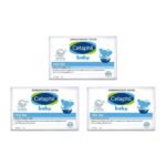Cetaphil Baby Mild Bar for Face and Body Pack of 3, (75g x 3, Sensitive Skin) - Fast UK Delivery