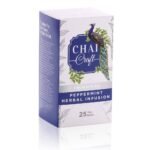 Chai Craft Peppermint Herbal Infusion 25 Tea Bags - Fast UK Delivery