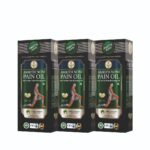 Amrith Noni Pain Oil: Ayurvedic pain Relief oil for Back pain, Joint pain, Knee pain, Body Pain, Ankle pain, Muscle pain, Neck Pain, Wrist Pain, Elbow Pain (100ML) - Pack Of 3