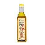Nutriorg Cold Pressed 100% Organic Groundnut Oil 1 L | Essential Cooking Purpose | MUFA & PUFA Rich | Vitamin E Rich - Fast UK Delivery