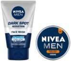 NIVEA Men Creme, Dark Spot Reduction Cream, 30ml And NIVEA Men Face Wash, Dark Spot Reduction, 100g - Fast UK Delivery