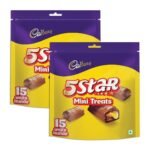 Cadbury 5 Star Home Treats Chocolate Bars, 151.5 G (Pack Of 2, 303 Gram) - Fast UK Delivery