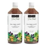Kapiva Dia Free Juice, 1L | Clinically Proven Diabetic care | Amla, Karela, Jamun, Guduchi & 7 More (Pack of 2) - Fast UK Delivery