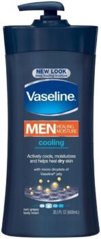 Vaseline Men's Cooling Hydration Body Lotion, 24.5-ounce Bottle - Fast UK Delivery