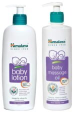 Himalaya Herbals Baby Lotion (400ml) and Massage Oil (500ml) Combo - Fast UK Delivery