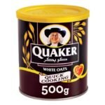 Quaker Quick Cooking White Oats Jar, 500 g - Fast UK Delivery