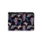 Colorbar Safari Small Flat Pouch II Large Main Compartment with Flexible Strap to Securely Hold Documents/Device II Outer Material Velvet Polyester II Inner Material Polyester - Fast UK Delivery