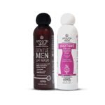 Ayouthveda Vagitone Intimate Hygiene Wash 180ml & Gentle Men Ph Wash 180ml Combo Improves Hygiene, Dryness, Itching & Irritation, Bad Odour Natural PH Balanced - Fast UK Delivery