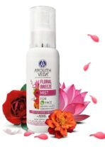 Ayouthveda Floral Breeze Face & Body Mist For Men & Women | Hydrates & Refreshes the Skin | Also Work As Makeup Setter |Free From Harsh chemicals | (Pack Of 1-100ml) - Fast UK Delivery