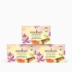 Moha: Kesar Chandan Soap | Grade 1 | 100g X 3 = 300gm - Fast UK Delivery