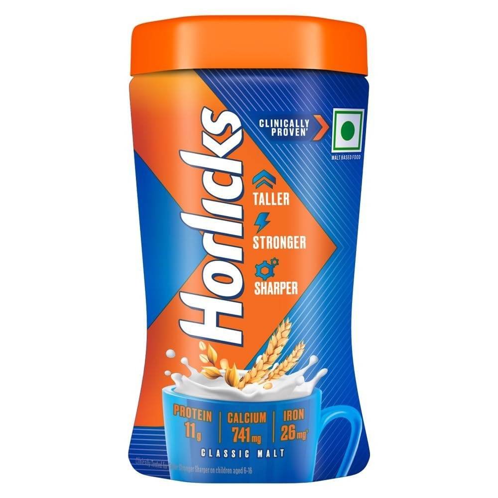 uk610mSf06LlL-1.jpg Horlicks Health & Nutrition Drink Jar|| 200 g - Fast UK Delivery - Image 1