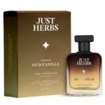 Just Herbs Intense Oud Vanilla EDP Perfume for Men Long Lasting Fragrance - 50 ml - Fast UK Delivery