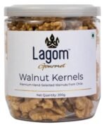 Lagom Gourmet Chilean Walnut Kernels 200g | All Natural | No Preservatives | No Additives | Gluten Free | Vegan | Plant Based | Non GMO | Walnuts Dry Fruit | Walnuts Without Shell | Akhrot Giri - Fast UK Delivery