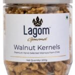 Lagom Gourmet Chilean Walnut Kernels 200g | All Natural | No Preservatives | No Additives | Gluten Free | Vegan | Plant Based | Non GMO | Walnuts Dry Fruit | Walnuts Without Shell | Akhrot Giri - Fast UK Delivery