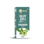 Nutriorg Giloy Amla Juice 500 ml | Boost Immunity | Detoxification | Energy Buster | No Added Sugar - Fast UK Delivery