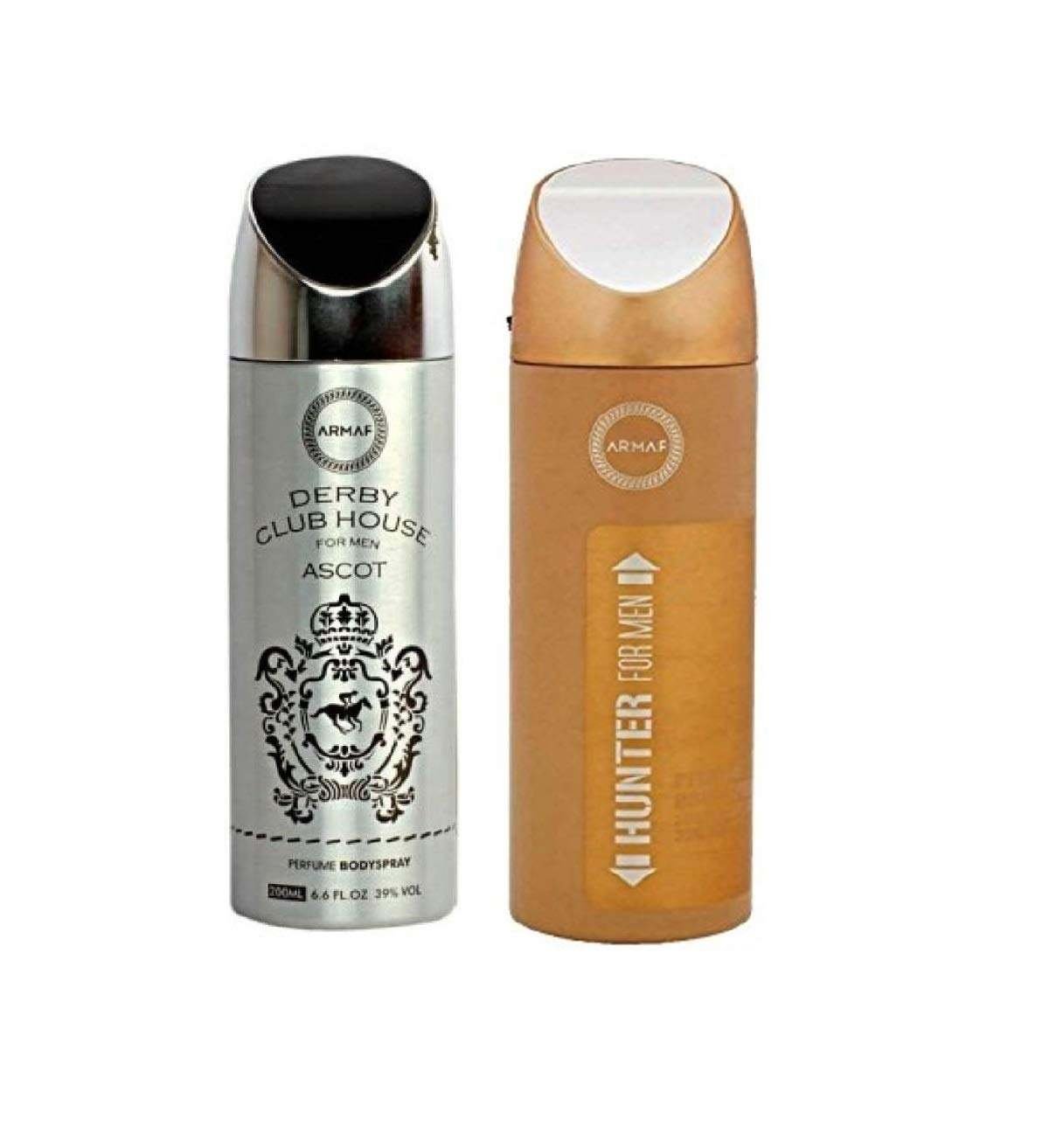 uk611Oy5EtS3L-1-1.jpg ARMAF Derby Club House Ascot & Hunter Perfume Body Spray for Men, 2 Count - Fast UK Delivery - Image 1