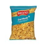 Bikano Dal Moth Namkeen | Tasty Indian Snacks | Dal Moth Mixture | Moth Dal Namkeen | 200g Pack - Fast UK Delivery
