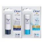 Dove Essential & Hydro Nourishing Lip Care Balm, 24hr Hydration, 4.8g (Pack of 2) - Fast UK Delivery