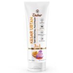 Dabur Kesar Ubtan Face Wash-100ml | Enriched with Natural Turmeric, Niacinamide & Saffron to Brighten, Tone and gently Exfoliate Skin | For Removing Tan, Dark Spots, Dirt & Impurities | For Men & Women - Fast UK Delivery