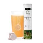 Kapiva Skin Foods Acne Ease Fizz | Reduces Acne & Acne Marks Naturally | 20 Tablets | Orange Flavour - Fast UK Delivery