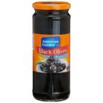 American Garden Black Olives Whole, 15.87 oz 450 g - Fast UK Delivery