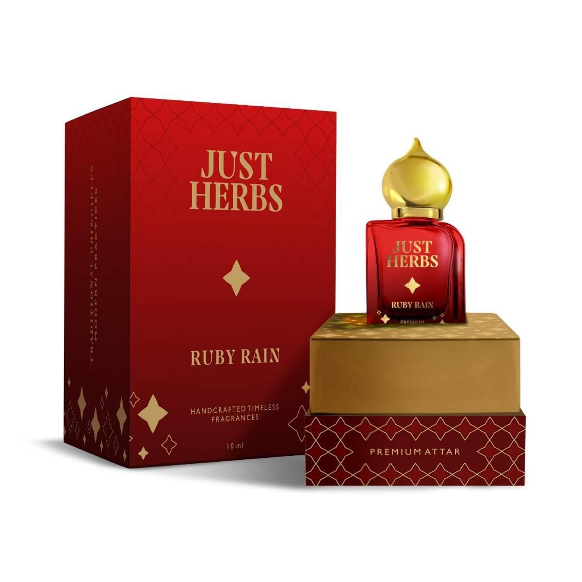 uk612CnQ1kxfL-1.jpg Just Herbs Ruby Rain Premium Attar | Non Alchoholic Long Lasting Fragrance For Men 10ml - Fast UK Delivery - Image 1