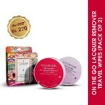 Colorbar On the go Nail Lacquer Travel Remover Wipes- Pack of 2 - Fast UK Delivery - Image 3