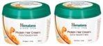 Himalaya Protein Hair Cream | 200 Millilitre & Protein Hair Cream For Damage Control-100 Millilitre | Floral, For Frizzy Hair -2 Count - Fast UK Delivery