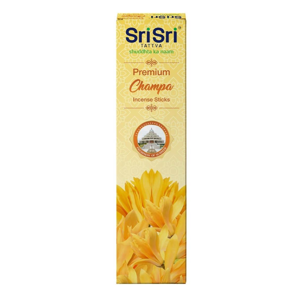 uk612ow1x-L.jpg Sri Sri Tattva shuddhta ka naam Premium Champa Incense Sticks, 100g - Fast UK Delivery - Image 1