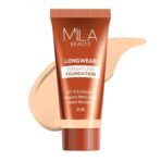 Mila Beaute Longwear Weightless Foundation | Matt Finish With SPF 15 and Vitamin E | Water Resistant Buildable Formula & Super Light | Liquid Foundation | Shade - (103 Light Beige, 30ml) - Fast UK Delivery