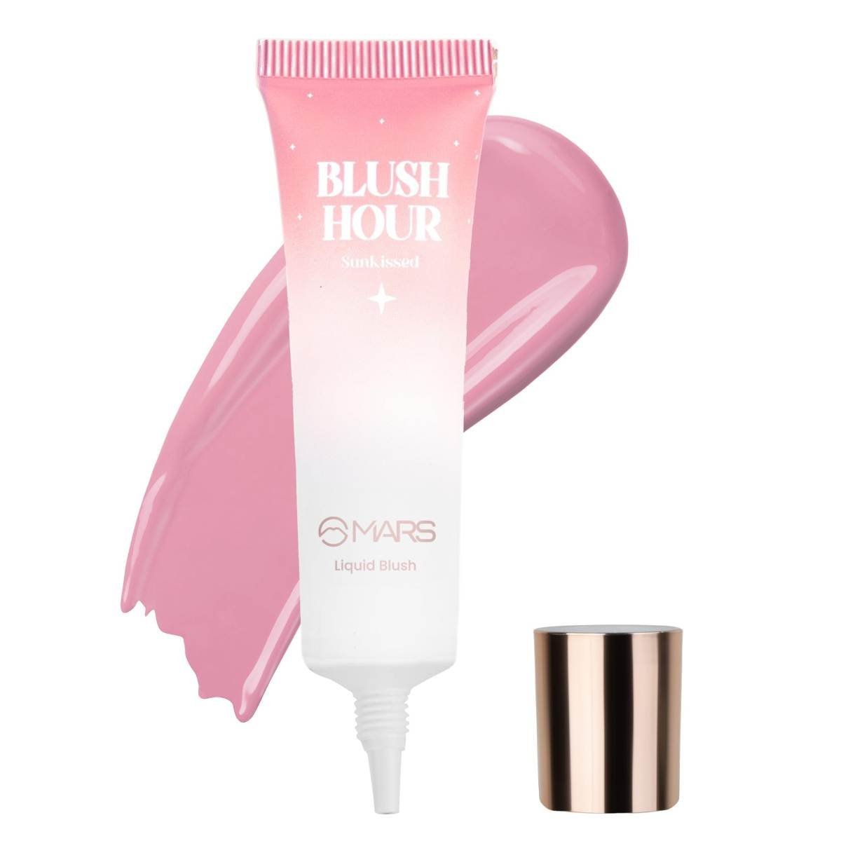 uk612xHDK64qL-1-1.jpg MARS Liquid Blush Hour | Dewy-Matte Finish | Highly Pigmented | Lightweight & Long-Lasting Formula | Effortless Application (12 ml) (03-SUNKISSED) - Fast UK Delivery - Image 1
