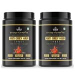 ISVARA AYURVEDA Anti Grey Hair Supplement - 250g (Pack of 2) - Fast UK Delivery