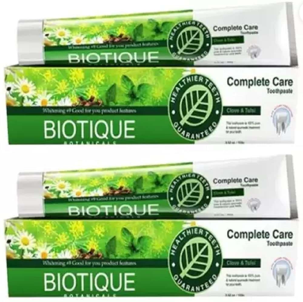 uk61328ii81L-1.jpg Biotique Micro Clove Action Toothpaste - For Teeth Whitening - 140gm (Pack of 2) Toothpaste (280 g, Pack of 2) - Fast UK Delivery - Image 1