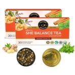 TEACURRY Pcos Spearmint Tea (2 Months Pack, 60 Tea Bags)-Help With Hormone, Period And Weight-60 Days Pcos Tea-Pcos Tea For Women-She Balance Tea, 120 Grams - Fast UK Delivery